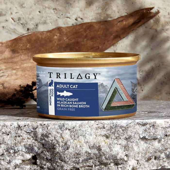 Trilogy Adult Cat Canned - Salmon in Bone Broth -  85g*24