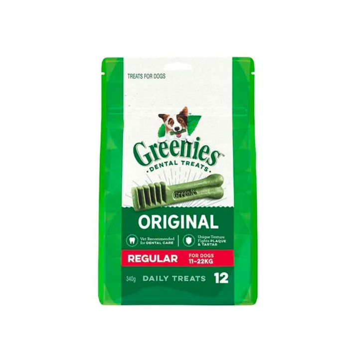 Greenies Dog Dental Chews - Original Regular pk 12 - 340g