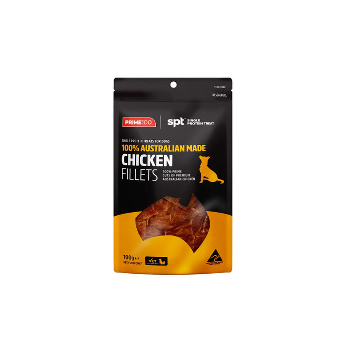 Prime100 - SPD™ Chicken Fillets Dog Treats - 100g