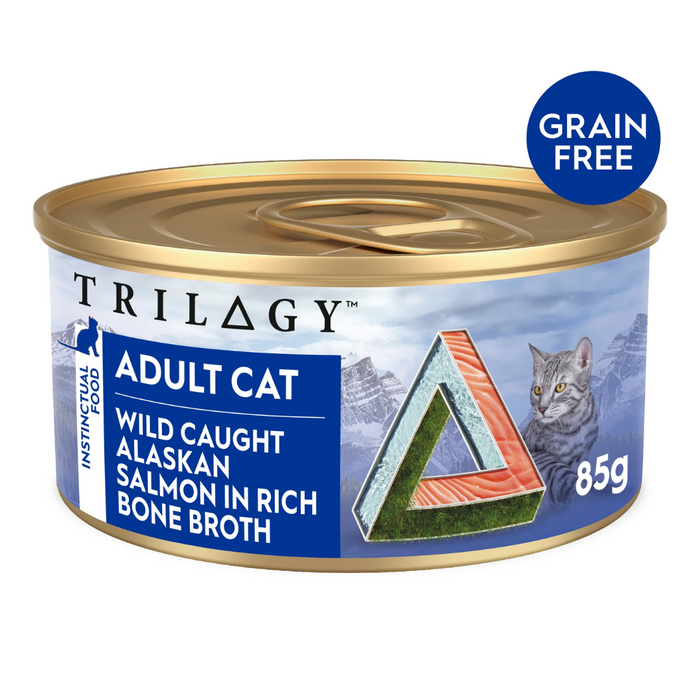 Trilogy Adult Cat Canned - Salmon in Bone Broth -  85g*24
