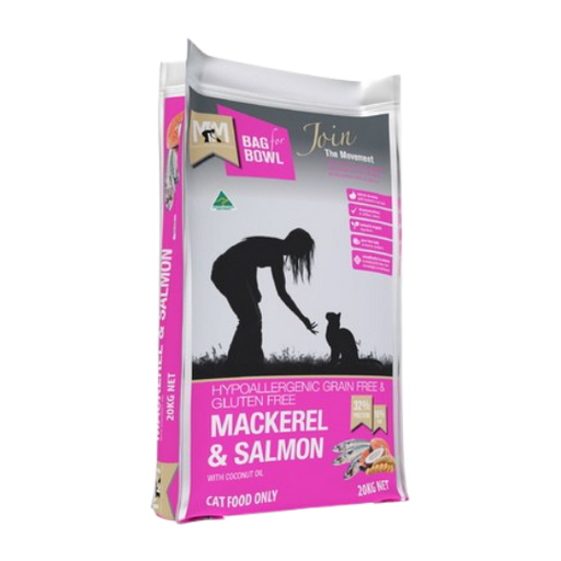 MEALS FOR MEOWS GRAIN FREE DRY CAT FOOD MACKEREL AND SALMON ADULT  - 20kg my rainbow pet