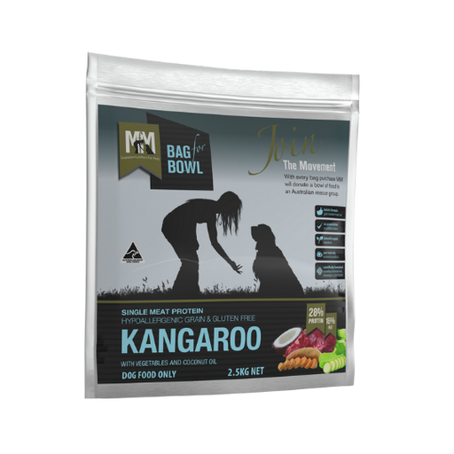 MEALS FOR MUTTS SINGLE PROTEIN GRAIN FREE KANGAROO- 2.5kg my rainbow pet