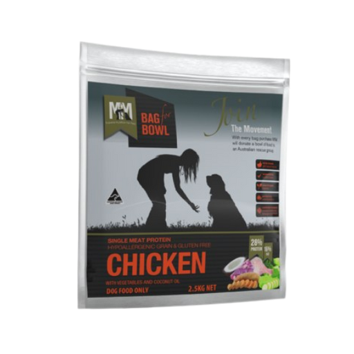 MEALS FOR MUTTS SINGLE PROTEIN GRAIN FREE CHICKEN - 2.5kg my rainbow pet