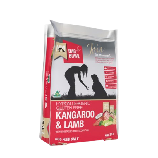MEALS FOR MUTTS DRY DOG FOOD KANGAROO AND LAMB ADULT - 9kg my rainbow pet