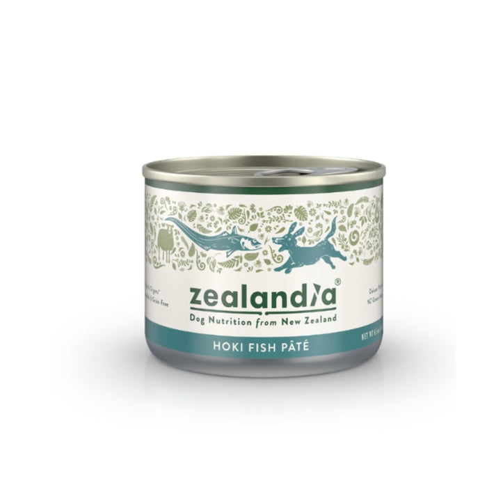 ZEALANDIA Grain Free Hoki Fish Pate Dog Wet Food - 185g