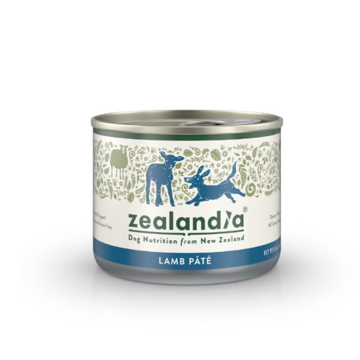 ZEALANDIA Grain Free Lamb Pate Dog Wet Food - 185g