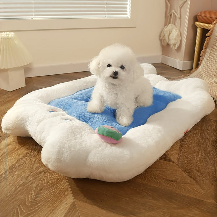 Cloud Soft Pet Bed | Cute Strawberry Bed | Cat Bed Dog Bed