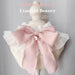 Cute large bow instagram style pet accessories Dog Clothes my rainbow pet
