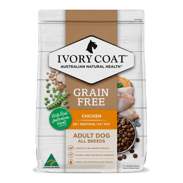 IVORY COAT Grain Free Dry Dog Food Adult Chicken With Coconut Oil