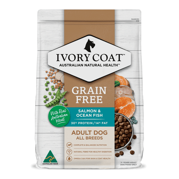 IVORY COAT Grain Free Dry Dog Food Adult  All Breed Ocean Fish & Salmon
