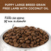 IVORY COAT Grain Free Dry Dog Food Puppy Large Breed Lamb & Coconut Oil my rainbow pet