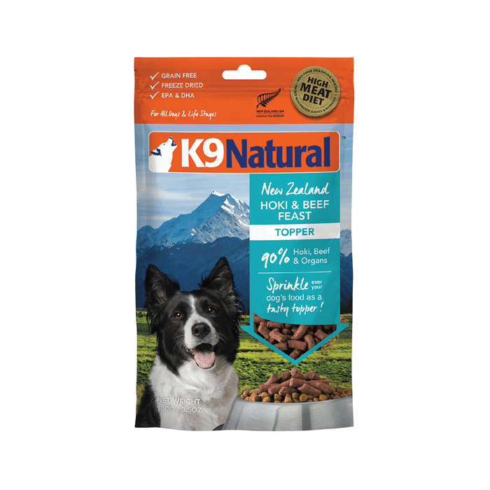 K9 NATURAL Hoki And Beef Grain Free Freeze Dried - Dog Food
