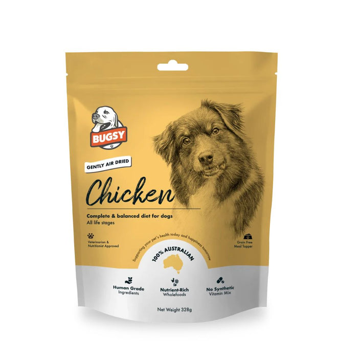 BUGSY'S  - Complete & Balanced Air Dried Chicken Dog Food