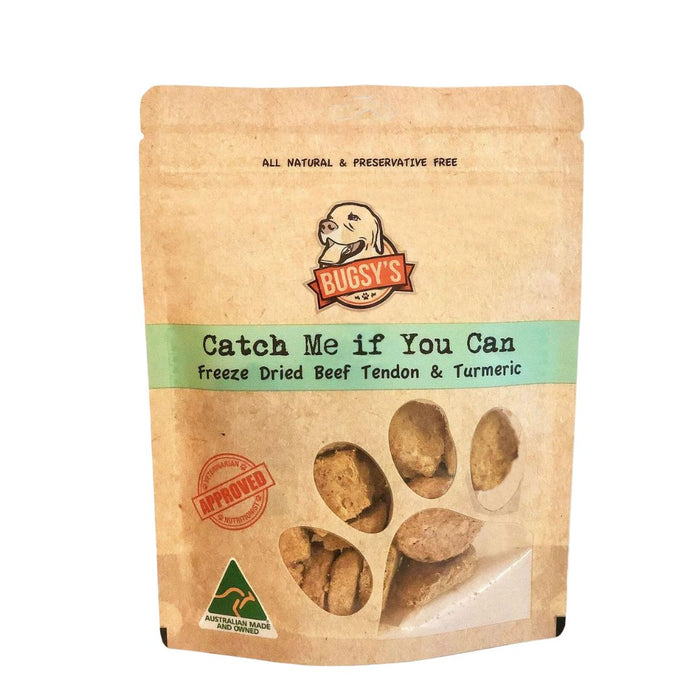BUGSY'S Catch Me if You Can - Beef Tendon and Turmeric Dog Nature Treats 70g