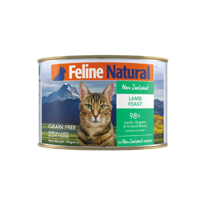Feline Natural Cat Canned Food - Lamb Feast - 170g