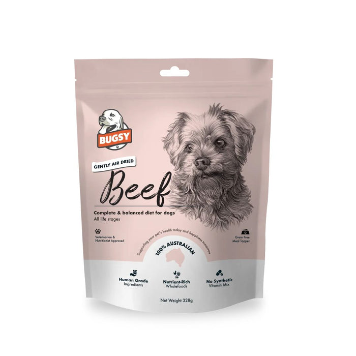 BUGSY'S  - Complete & Balanced Air Dried Beef Dog Food