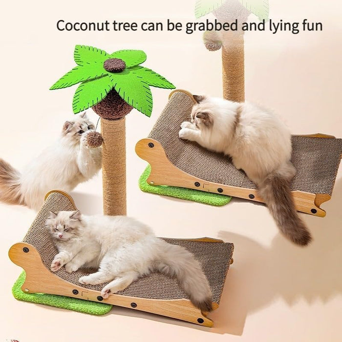 Cat Scratcher | Coconut Tree Beach | My Rainbow Pets