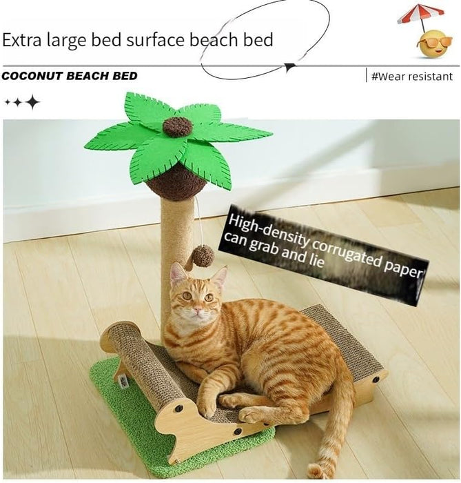 Cat Scratcher | Coconut Tree Beach | My Rainbow Pets