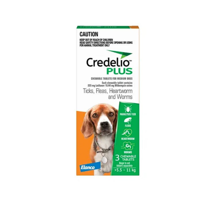 CREDELIO PLUS for Dogs 5.5-11KG - MEDIUM