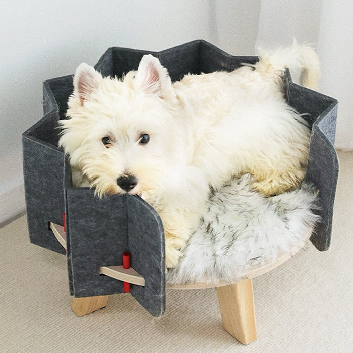 Snuggle Star Pet Bed | Starry Cozy Nest | Cat Bed Dog Bed