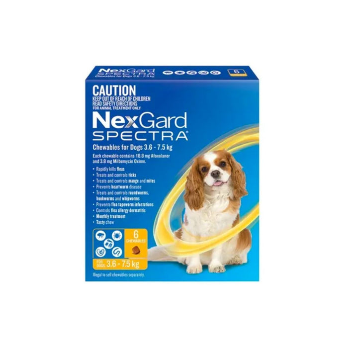 NEXGARD SPECTRA for Dogs 3.6-7.5KG
