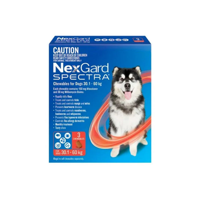 NEXGARD SPECTRA for Dogs 30.1-60KG