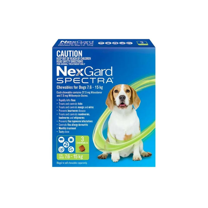 NEXGARD SPECTRA for Dogs 7.6-15KG