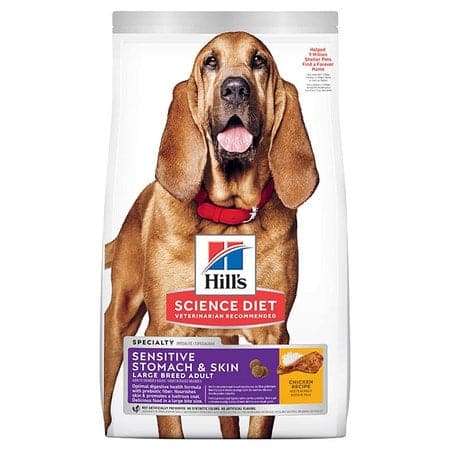Dog Hill's™ Science Diet™  Large Breed Sensitive Stomach & Skin Dog Food - 13.6kg my rainbow pet
