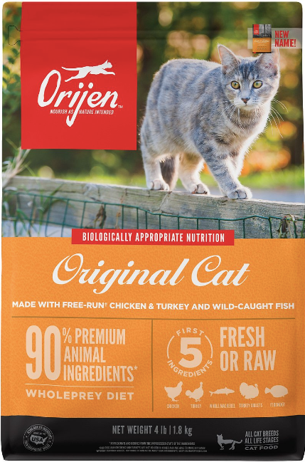 ORIJEN Original Grain-Free Dry Cat Food my rainbow pet