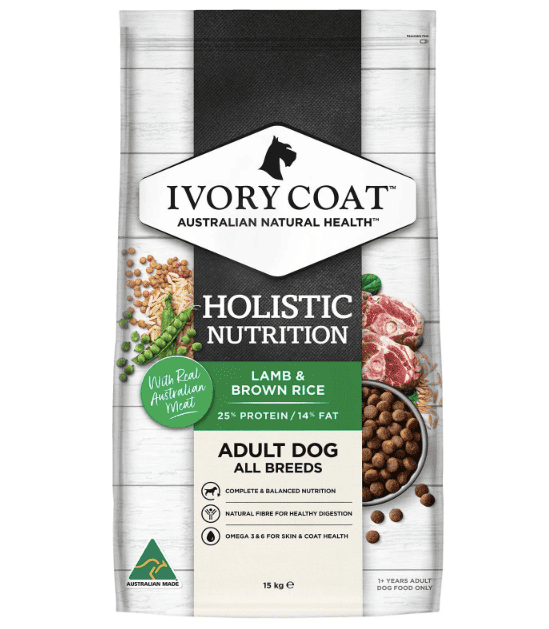 IVORY COAT Dry Dog Food Adult All Breed Lamb & Brown Rice
