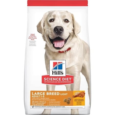 Dog Hill's™ Science Diet™  Adult Light Large Breed Dog Food 12kg my rainbow pet