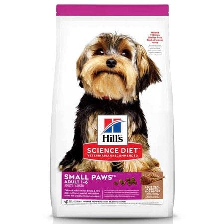 Dog Hill's™ Science Diet™ Lamb & Rice Small Paws Adult Dog Food - 2kg my rainbow pet