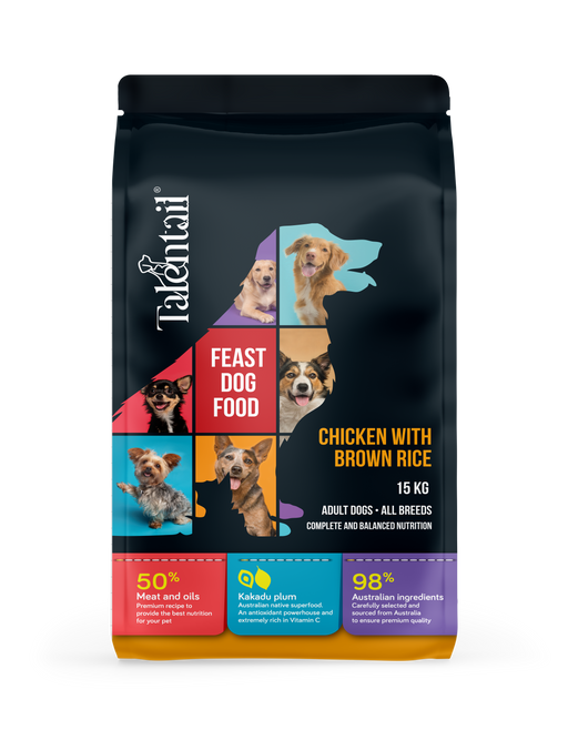 TALENTAIL Adult Dog Food Chicken with Brown Rice my rainbow pet