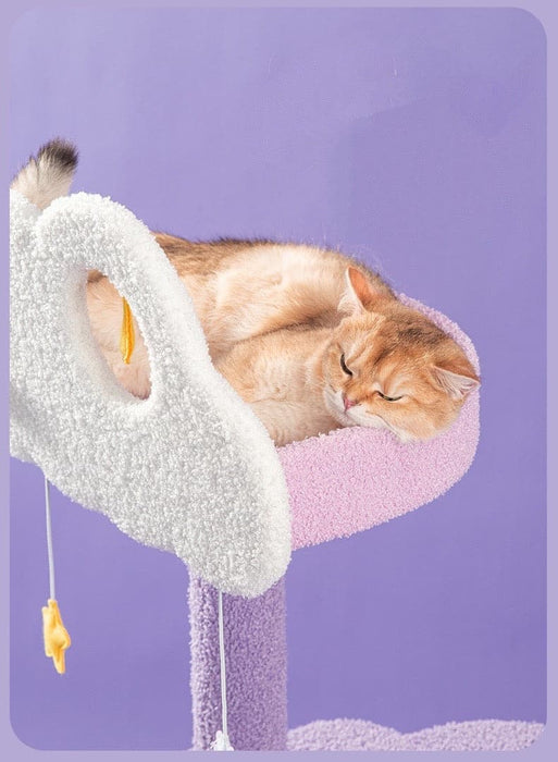 165cm |150cm Dream Cat Scratching Tree – Purple my rainbow pet