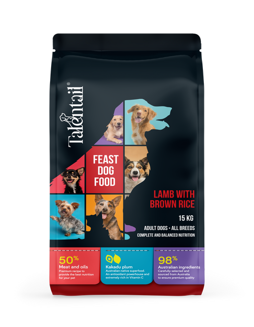 TALENTAIL Adult Dog Food Lamb with Brown Rice my rainbow pet