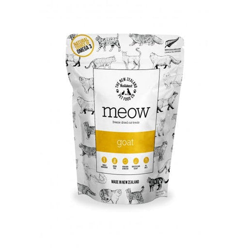 The New Zealand Natural Meow Freeze Dried Cat Treat Goat 50gm my rainbow pet