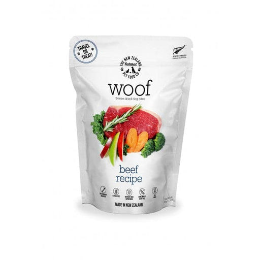 The New Zealand Natural Woof Freeze Dried Dog Food Beef 50gm my rainbow pet