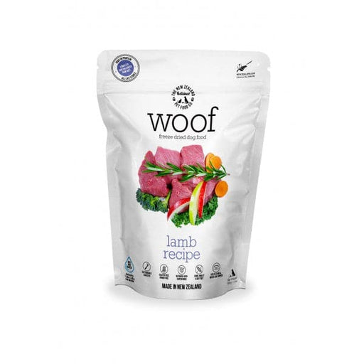 The New Zealand Natural Woof Freeze Dried Dog Food Lamb 320gm my rainbow pet