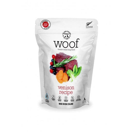 The New Zealand Natural Woof Freeze Dried Dog Food Venison 280gm my rainbow pet