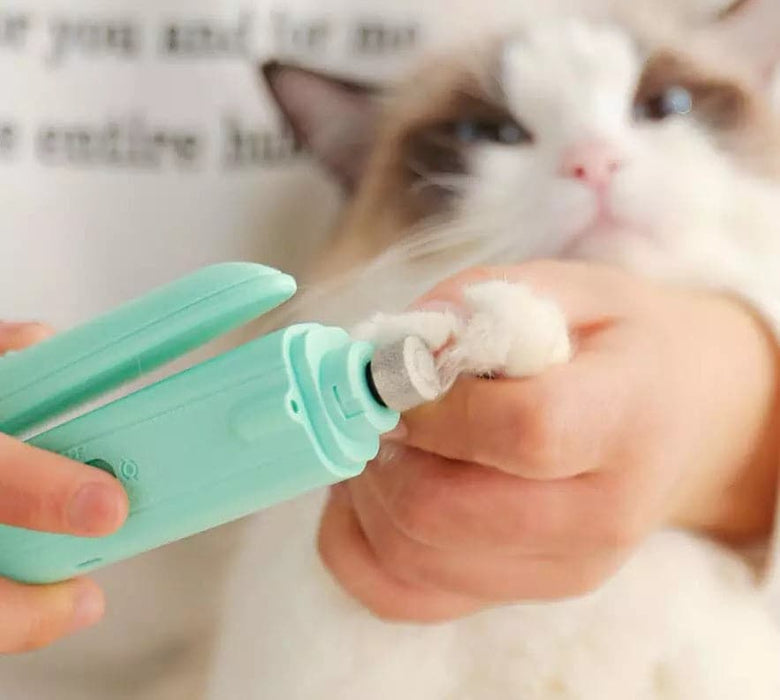LED rechargeable multi-functional pet nail clippers to prevent pet nail injuries my rainbow pet