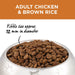 IVORY COAT Dry Dog Food Adult Chicken & Brown Rice 15KG my rainbow pet