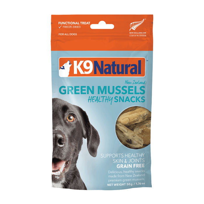 K9 NATURAL Dog Treats Green Musse Snacks 50g
